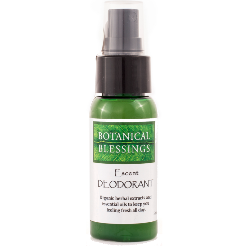 Escent Botanical Blessings natural deodorant