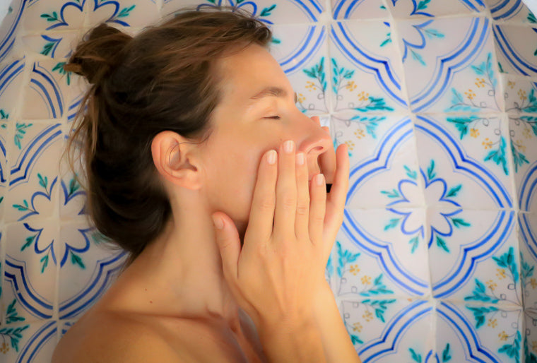 Botanical Blessings Blue Chamomile Rose Face Cream