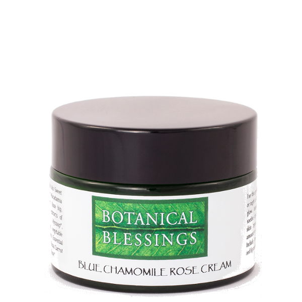 botanical blessings blue chamomile rose face moisturising cream