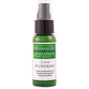 Escent Botanical Blessings natural deodorant