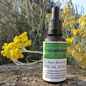 botanical blessings helichrysum in restoring facial serum